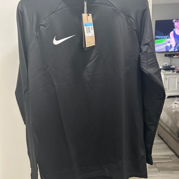 Nike Charcoal Long Sleeve Performance Shirt - Picture 1 of 2